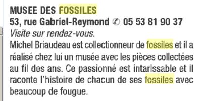 fossiles